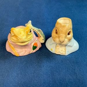 Lot of (2) Beatrix Potter Tolby Mugs, made in England